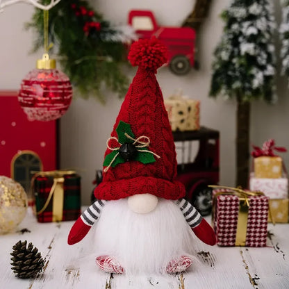 1–3PCS Christmas Gnome Reindeer Decorations 2026 – LED Glowing Gnome Doll Night Light for Xmas Tree, Home Decor, Gifts & New Year 2027