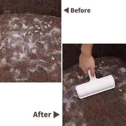 Self-Cleaning Pet Hair Remover Roller – Reusable Dog & Cat Fur Remover for Furniture, Clothing & Upholstery