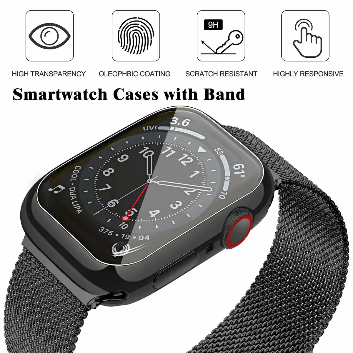 Milanese Loop Metal Band for Apple Watch – Compatible with Series 11, 10, 9, 8, 7, 6, 5, 4, SE & Ultra 2/3, 40–49mm
