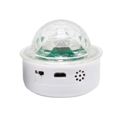 Mini RGB Car Stage Light – 3W Portable LED Effect Lamp with Rechargeable Laser Light for Disco, Parties & Holidays