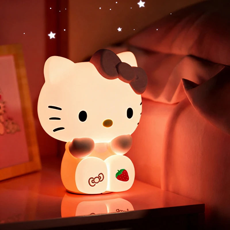 Hello Kitty Night Light – Cartoon Bedside Lamp for Sleeping, Reading & Home Desktop Decor Gift