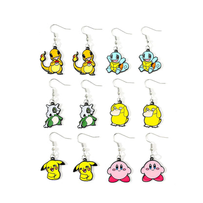 Pokémon Metal Figure Toy – Pikachu, Squirtle, Psyduck & Charmander Collectible Gift