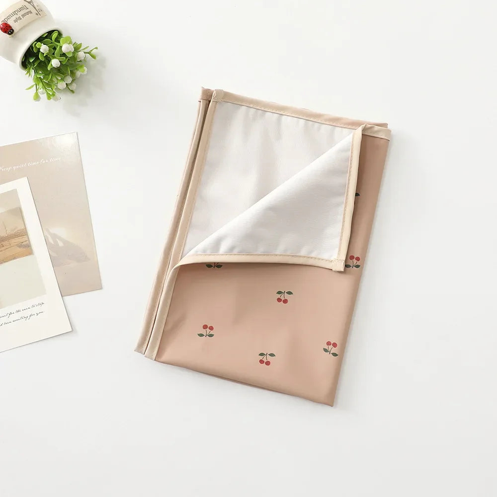 Matelas à langer imperméable réutilisable – Housse de matelas à langer portable pliable pour nouveau-nés, voyages et jeux