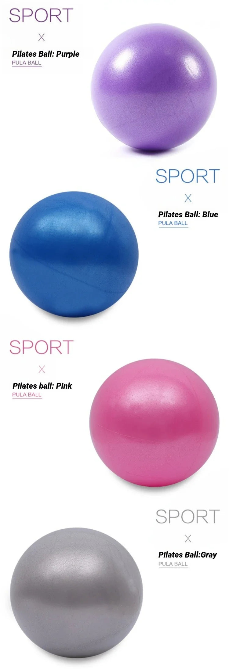 Pelota de Yoga Pilates de 25 cm – Mini balón de equilibrio para gimnasia, entrenamiento central, ejercicio en interiores y entrenamientos de terapia