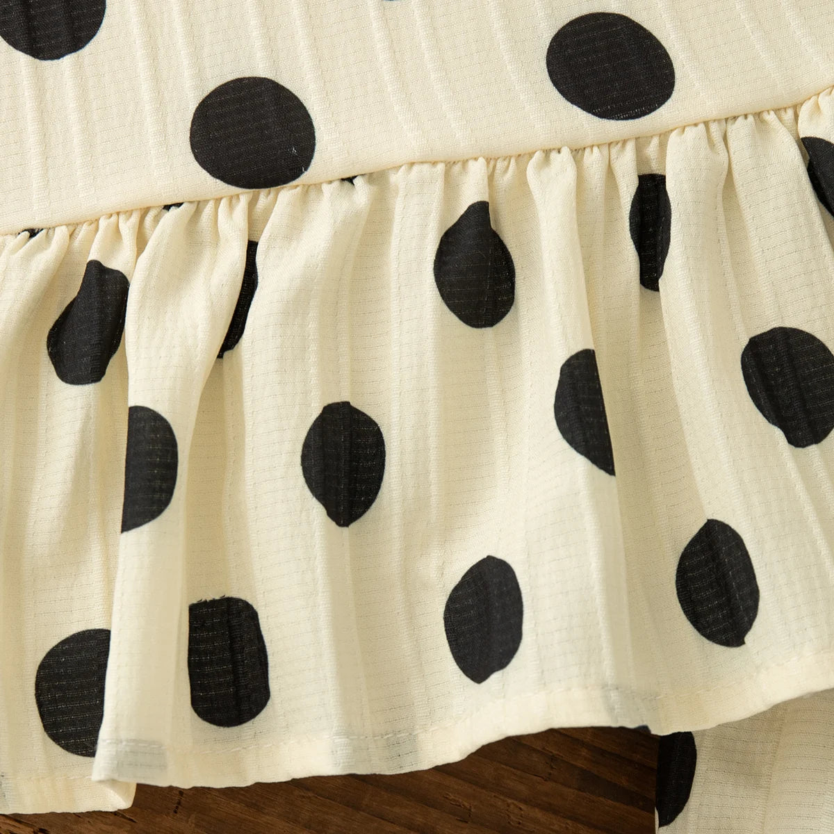 Baby Girl Bow Top & Polka Dot Shorts Set Sleeveless Summer 2-Piece Outfit for 6 Months–3 Years