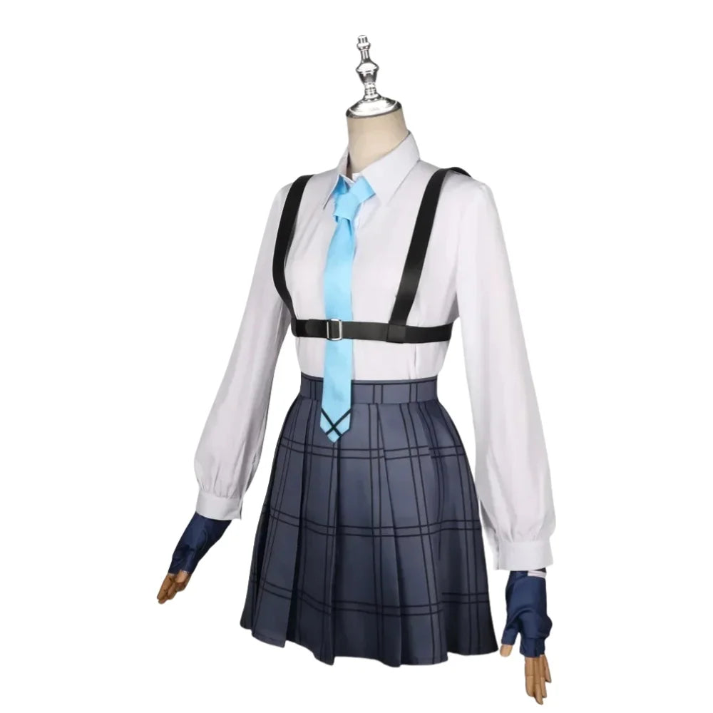 Blue Archive Takanashi Hoshino Cosplay Costume – Full Set with Wig | Anime Game Role Play Outfit