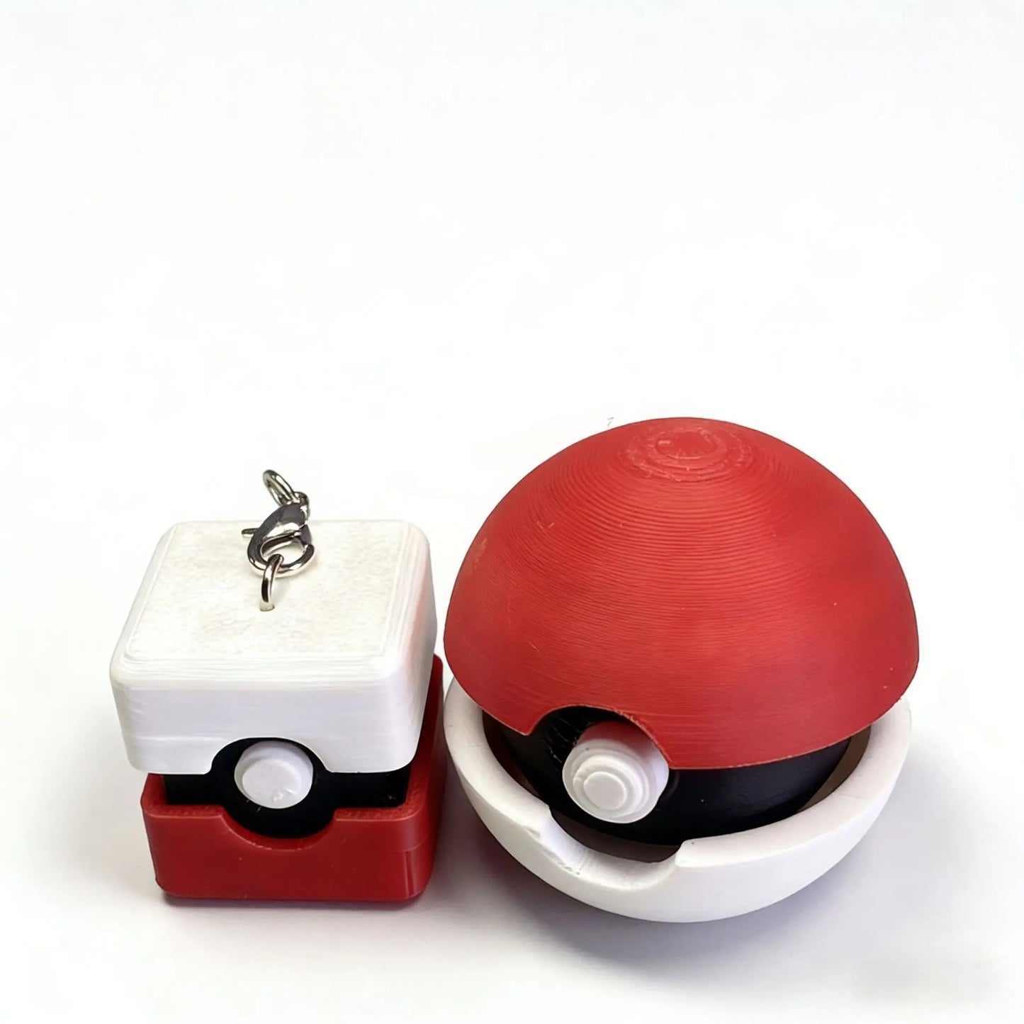 Hot Pokémon Pokéball Fidget Toy Keychain – Press Button Stress Relief Pendant Decoration