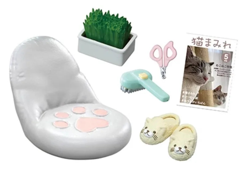 Rement My Daily Life with Cats – Scène miniature Boîte mystère – Figurines de collection simulation mignonne, Décoration de bureau et Cadeau d'anniversaire