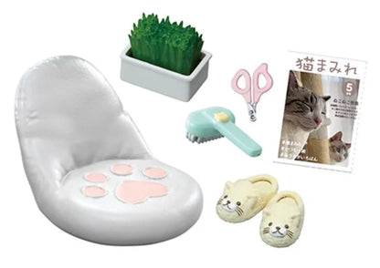 Rement My Daily Life with Cats – Scène miniature Boîte mystère – Figurines de collection simulation mignonne, Décoration de bureau et Cadeau d'anniversaire