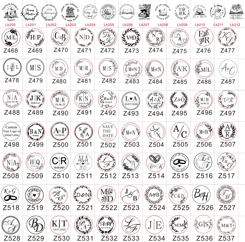 Custom Initials Embosser Stamp – Personalized Book & Wedding Embossing Seal for Address, Library & Gift Branding | Custom Paper Decor Accessory