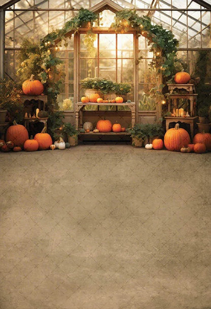 Mehofond Autumn Rustic Barn Photography Backdrop – Pumpkin Harvest Maple Leaf Background for Kids’ Birthday, Portraits, Photo Studio & Party Decor
