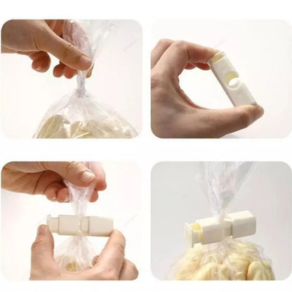 1/50PCS Reusable Food Sealing Clips – Spring Clamp Bag Clips for Bread, Snacks & Wrap Bags, Fresh-Keeping Kitchen Storage Organizer
