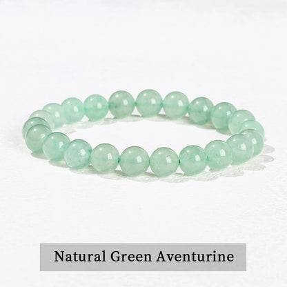Bracelet en perles d'améthyste naturelle – Bracelet extensible en cristal véritable pour hommes et femmes, bijou de méditation yoga et accessoire de mode