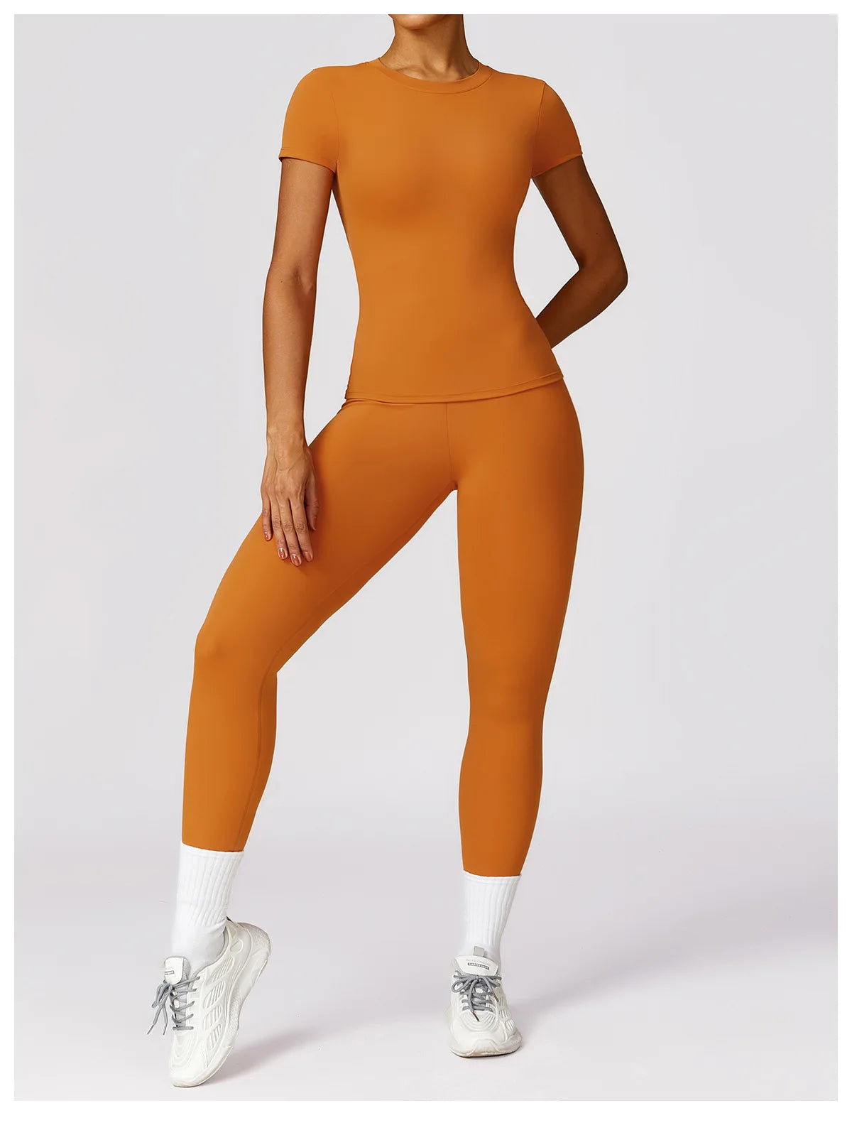 Camiseta de running NCLAGEN para mujer – Top deportivo transpirable de manga corta para gimnasio, yoga, fitness, entrenamiento y ropa deportiva