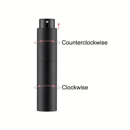 Vaporisateur de parfum de voyage 10 ml – Mini atomiseur de cologne rechargeable, flacon vaporisateur vide portable pour le voyage, les cosmétiques et l'utilisation quotidienne