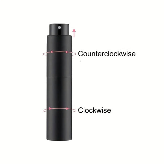 Vaporisateur de parfum de voyage 10 ml – Mini atomiseur de cologne rechargeable, flacon vaporisateur vide portable pour le voyage, les cosmétiques et l'utilisation quotidienne