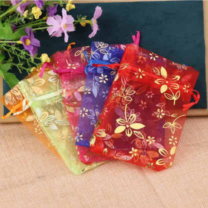 10/25/50PCS Bolsas de Regalo de Seda Satinada con Cordón para Joyas – Bolsitas de Lujo para Bodas, Fiestas, Dulces, Joyas y Empaque de Regalo