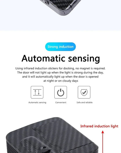 Wireless HD LED Car Door Logo Projector Lights (2/4 Pack) – Battery-Powered Welcome Courtesy Lights, No Wiring Required