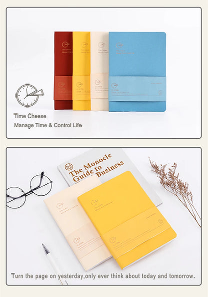 Kinbor Undated Weekly Planner – Portable Daily, Monthly & Schedule Journal Notebook