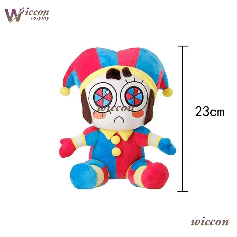 Clown Circus Cosplay Costume – Original Design Adult Set (Pomnii Wig, Hat, Velvet Skirt, Carnival/Christmas Outfit)