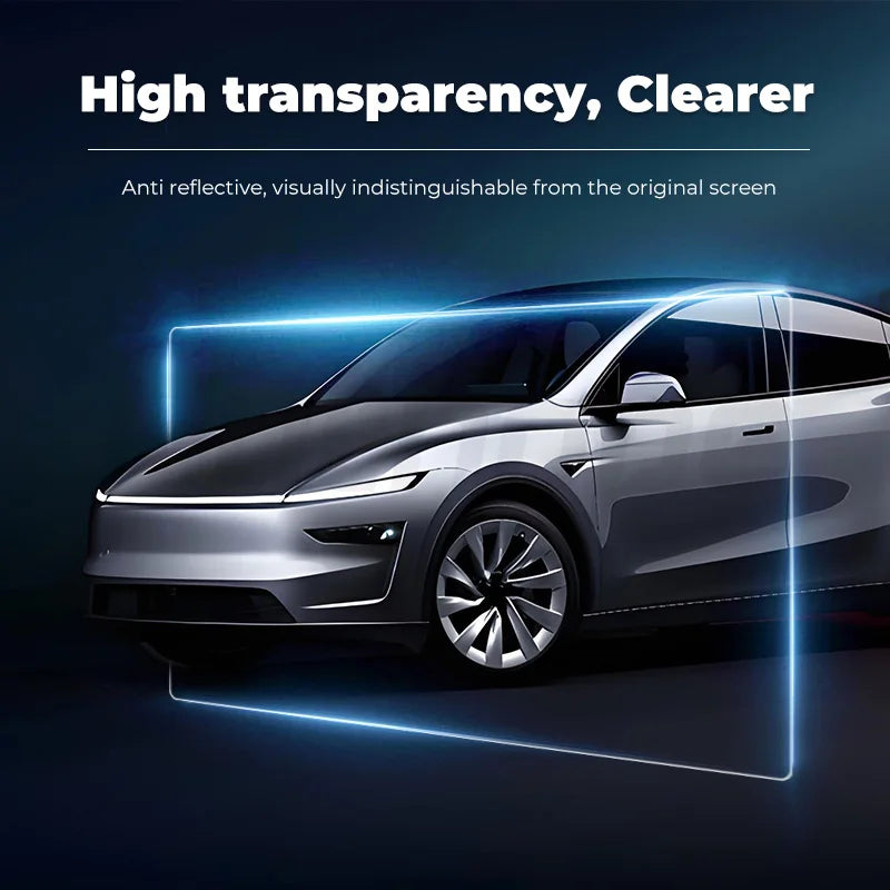 Futhope Protector de Pantalla de Vidrio Templado de 16 Pulgadas para Tesla Model Y y Model YL Juniper (2017–2026) – Película Protectora de Pantalla Central HD con Herramienta de Instalación