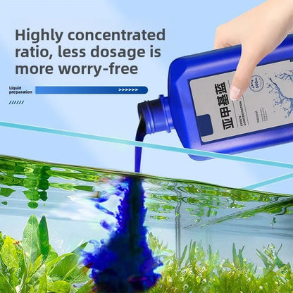 200ml/500ml Methylene Blue Aquarium Treatment – Concentrated Water Solution for Fish Tank Care, Fungus & White Spot Support, Tail Rot Treatment