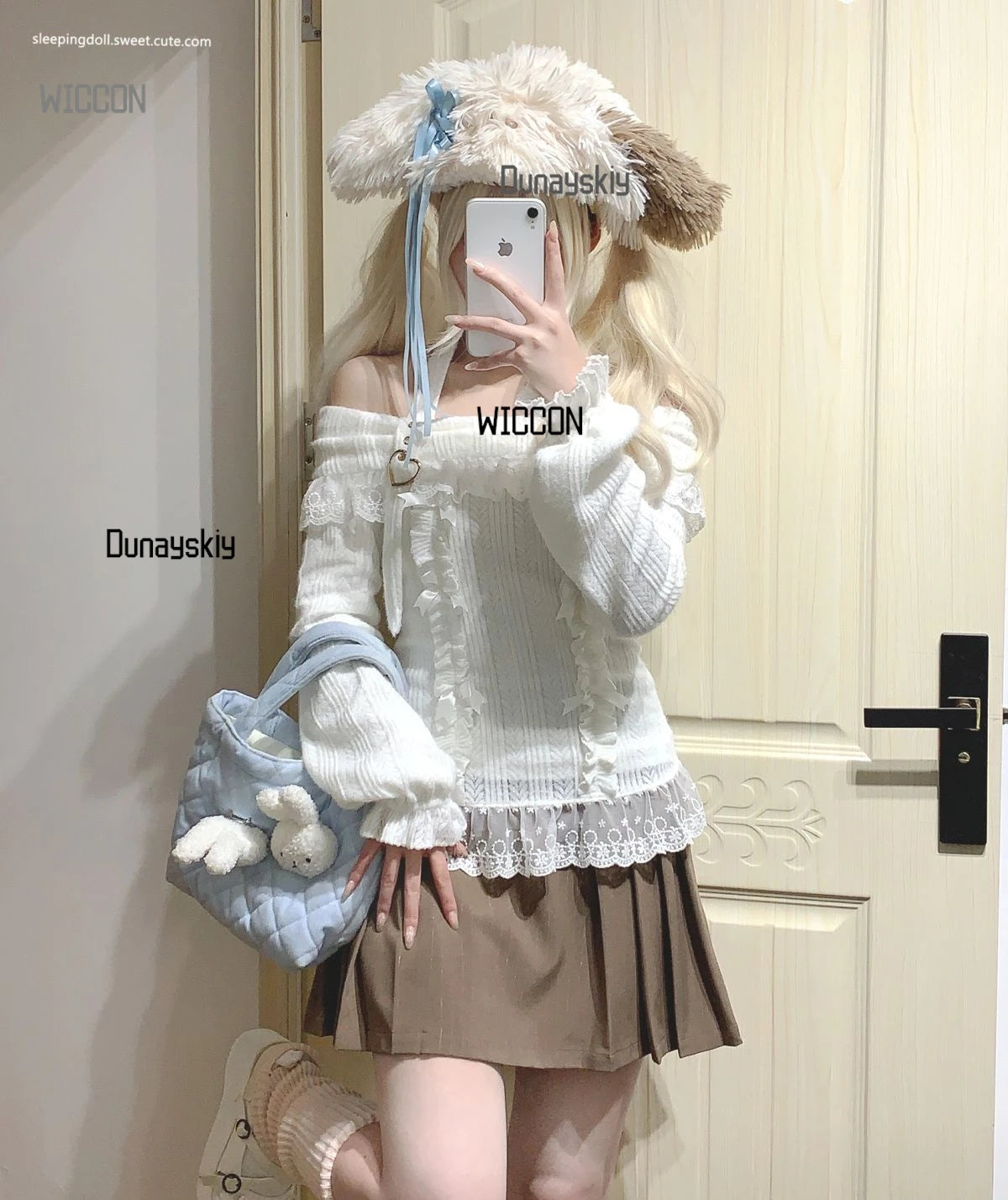 Woman Character Angel Role Play Costume – Japanese Anime Kimono Slit Elf Goddess Dress COS Uniform Set