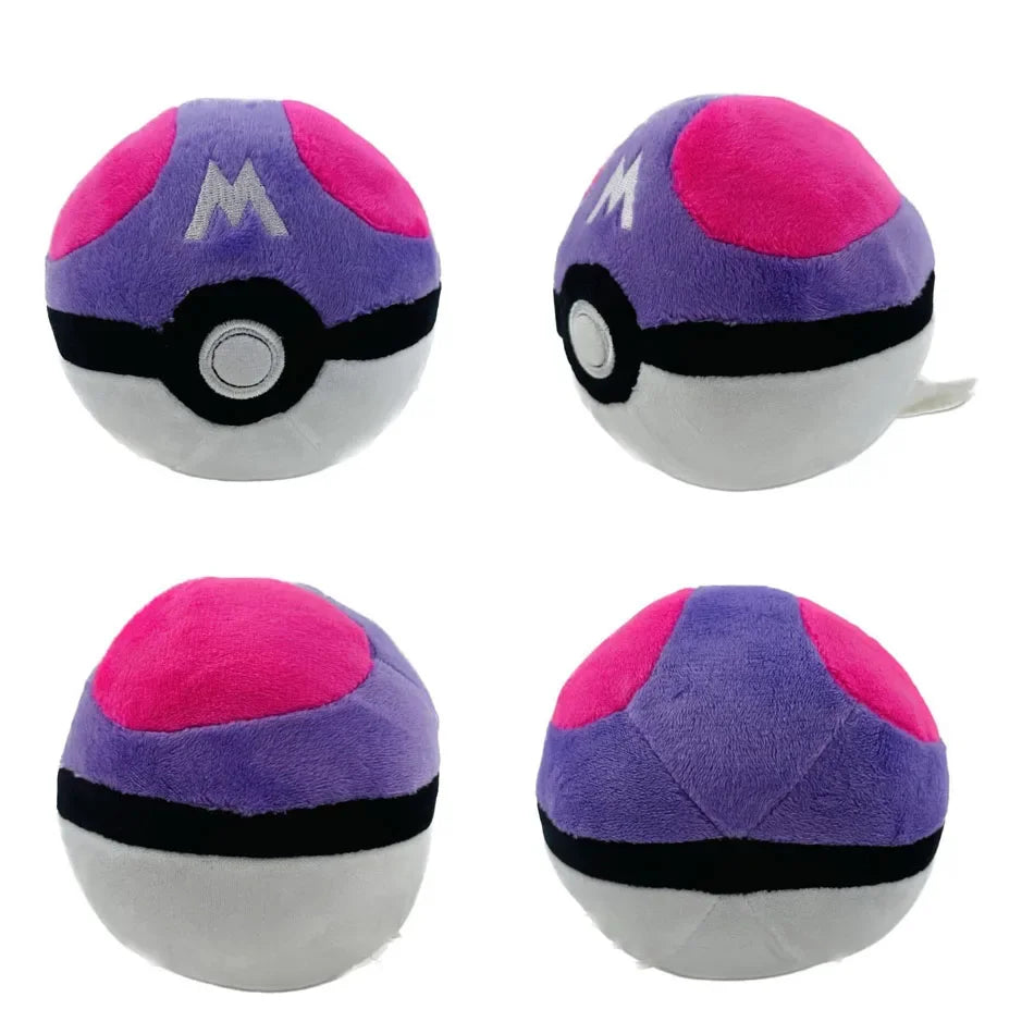 Pokémon Pokéball Plush Keychain – Master Ball, Ultra Ball, Premier Ball & Strange Ball Soft Anime Stuffed Toy Bag Ornament Gift