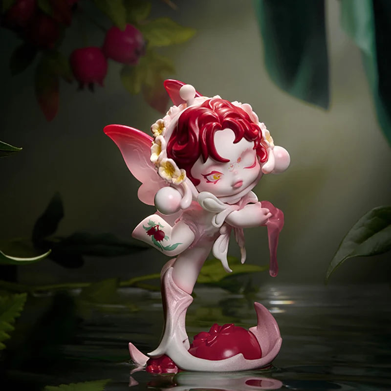 POPMART SKULLPANDA Petals in Four Acts Series Blind Box – Kawaii Anime Collectible Action Figure Mystery Box, Surprise Toy Gift
