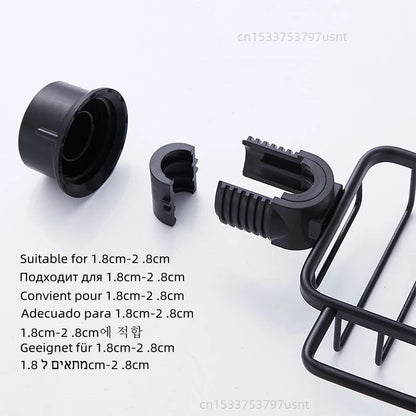 Aluminum Sink Caddy Sponge Holder Faucet Storage Rack Soap Drain Organizer for Kitchen & Bathroom