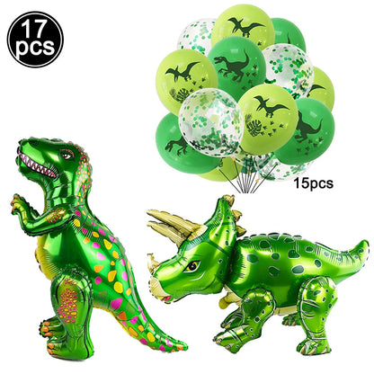 Jurassic Dinosaur Birthday Party Supplies – Dinosaur Fossil-Themed Disposable Plates, Cups & Napkins for Kids' Party Decorations