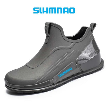 2025 Waterproof Outdoor Fishing Shoes – Lightweight Anti-Slip Rubber Sports Shoes for Hunting, Cycling & Outdoor Activities