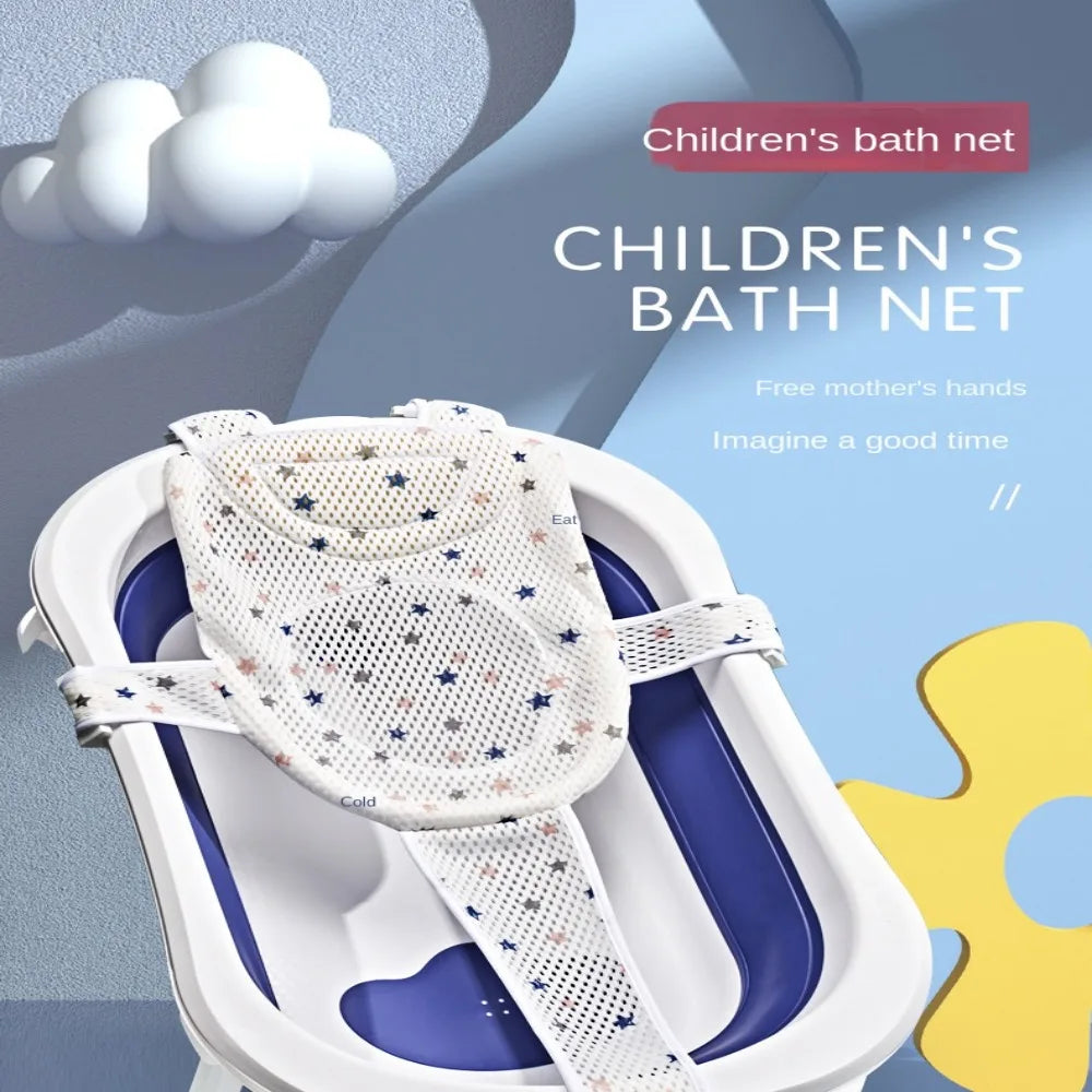 Coussin de support de bain réglable pour bébé – Siège de bain antidérapant pour nouveau-né pour baignoire, douche et bain pour bébé