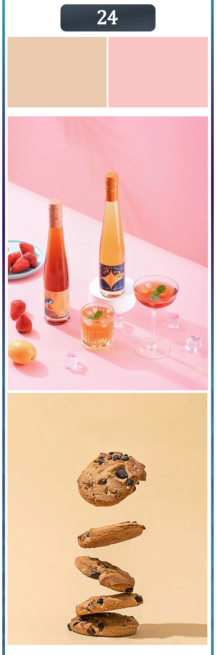 Tablero de fondo fotográfico de doble cara 57 × 87 cm – Fondo de color liso para fotografía de producto y recién nacido