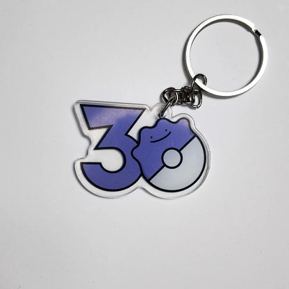 Pokémon 30th Anniversary Acrylic Keychain – Captain Pikachu, Eevee & Eeveelutions (50 Styles)