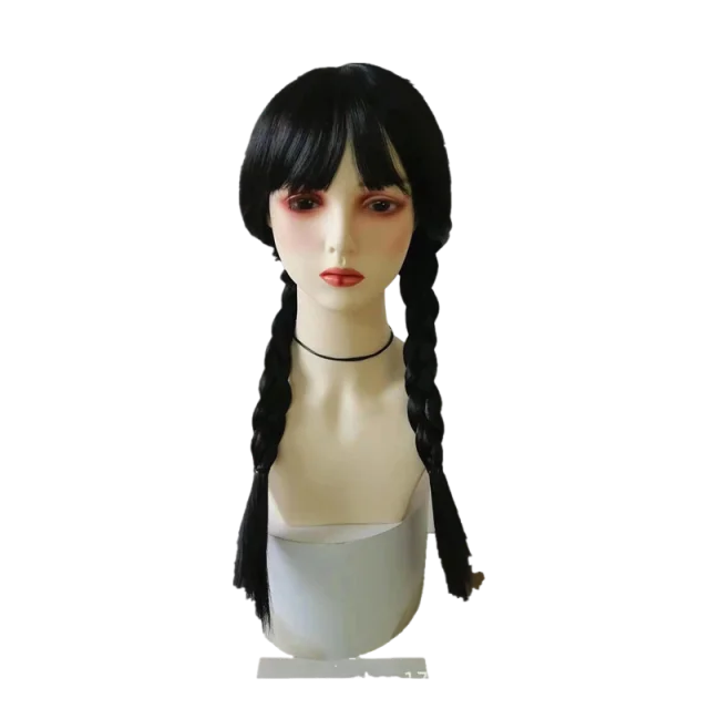 Girls Halloween Cosplay Costume – Black Gothic Fancy Dress Up Outfit (Kids Carnival Costume)