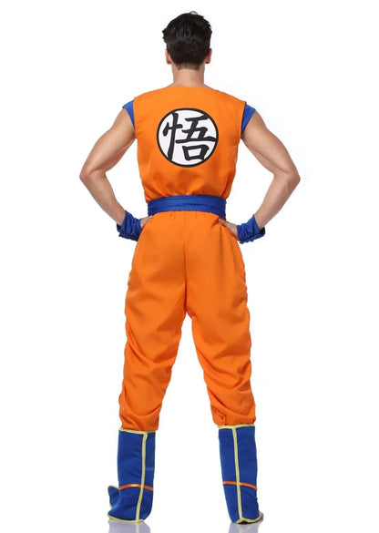 Dragon Ball Master Roshi (Kame Sennin) Cosplay Costume – Adult Men Anime Jumpsuit Outfit for Halloween, Carnival & Roleplay Events