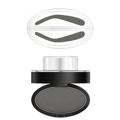 Kit de sello de cejas – Paleta de polvo y herramienta de maquillaje con tinte de cejas para cejas de forma perfecta