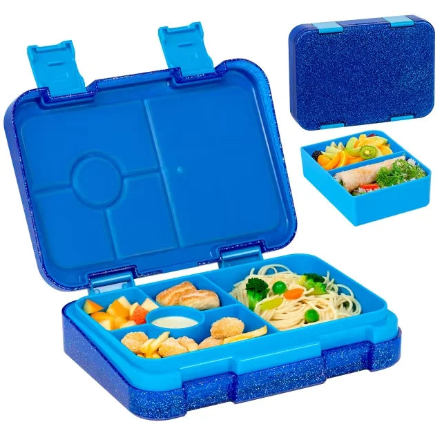 Fiambrera Bento para niños – Recipiente de comida portátil a prueba de fugas para la escuela, viajes y picnics, fiambrera para estudiantes apta para microondas para frutas, aperitivos y comidas