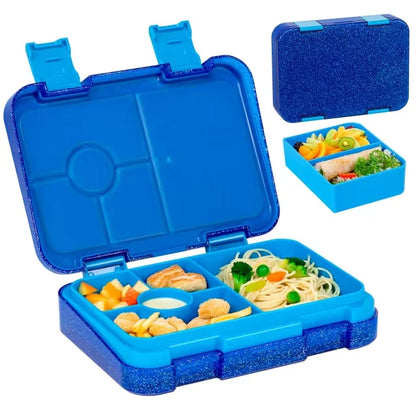 Fiambrera Bento para niños – Recipiente de comida portátil a prueba de fugas para la escuela, viajes y picnics, fiambrera para estudiantes apta para microondas para frutas, aperitivos y comidas