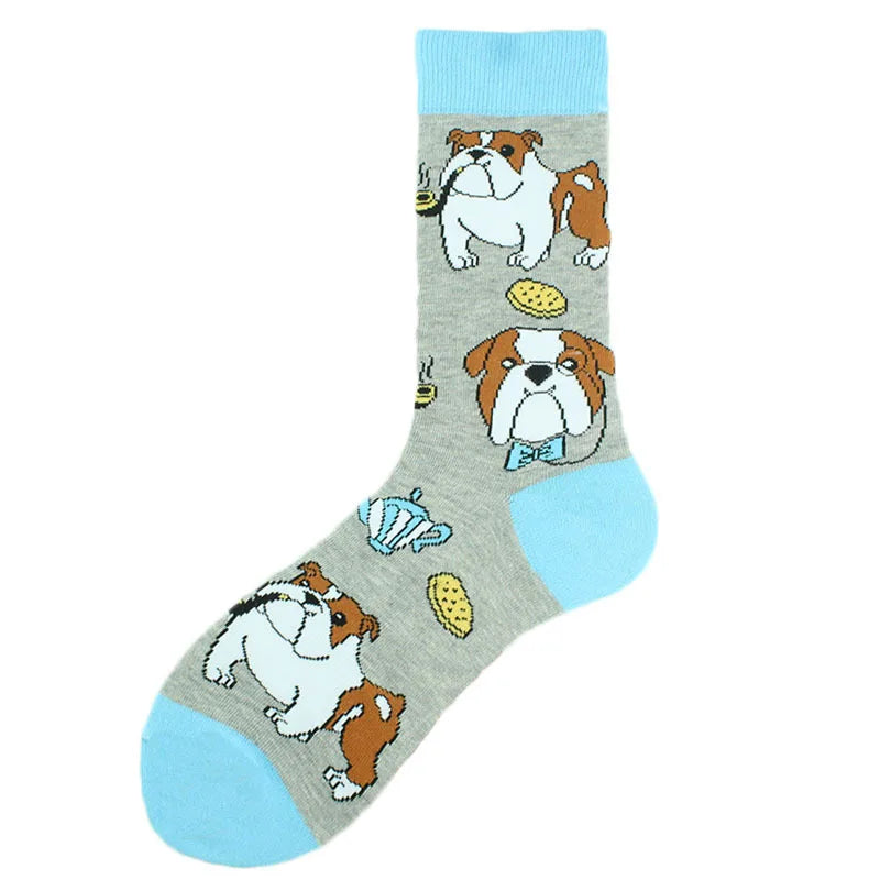 Funny Cotton Novelty Crew Socks – Alien, Planet, Shark, Dinosaur, Skateboard & Math Designs for Men & Women
