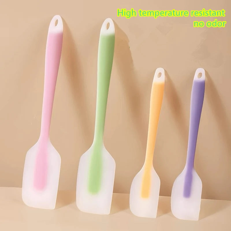 Espátula de silicona resistente al calor - Espátula mezcladora antiadherente para hornear, cocinar, mantequilla y crema