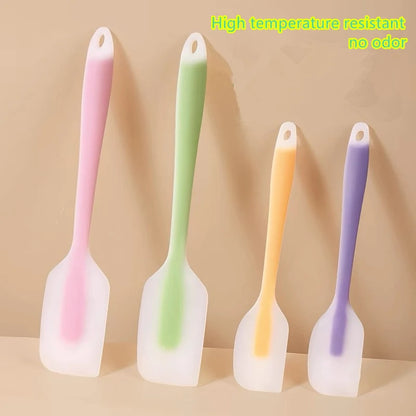 Espátula de silicona resistente al calor - Espátula mezcladora antiadherente para hornear, cocinar, mantequilla y crema
