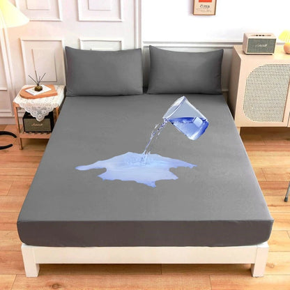 Kuup Waterproof Mattress Protector – Soft Breathable Fitted Mattress Cover with Elastic Band