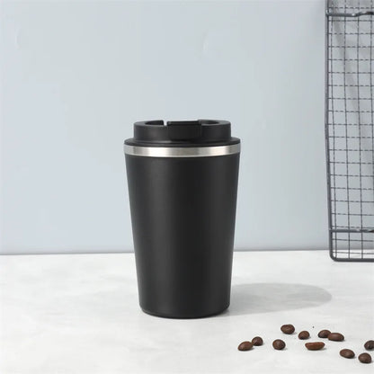 Custom Engraved Thermos Mug – Personalized Double-Wall Stainless Steel Insulated Travel Cup with Name for Coffee & Tea