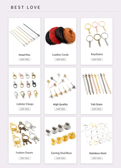 Clous de boucles d'oreilles en acier inoxydable doré, 50 à 100 pièces, avec attaches – Tiges de base vierges pour la fabrication de bijoux et boucles d'oreilles DIY