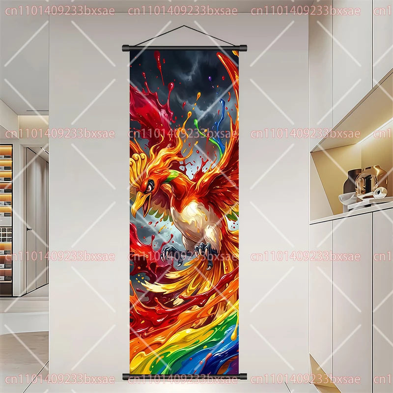 Póster HD de desplazamiento de pared de anime de Pokémon – Dragonite, Gengar, Pikachu, Charizard y legendarios