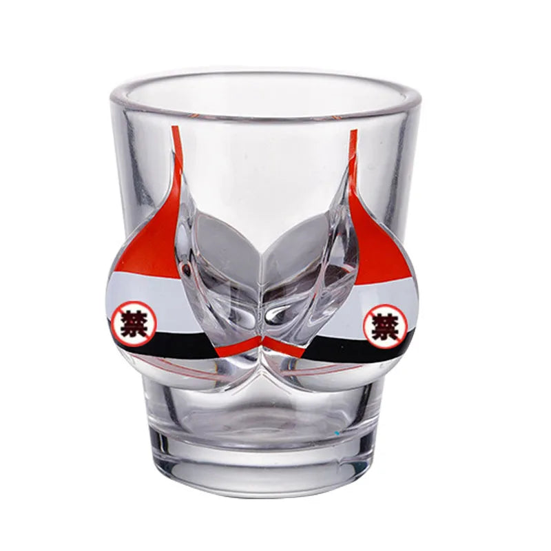 Bikini-Shaped Shot Glass, Sexy Body Vodka Liquor Cup, Novelty Bar Drinkware, Funny Party Drinking Glass for Celebrations and Gifts
