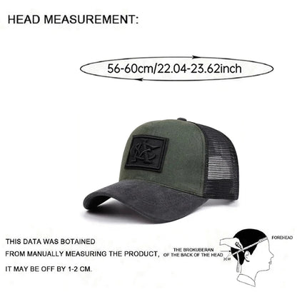 2026 Breathable Mesh Baseball Cap – CA Embroidered Unisex Hat with Sunshade Design for Daily Wear, Hip-Hop & Skateboarding