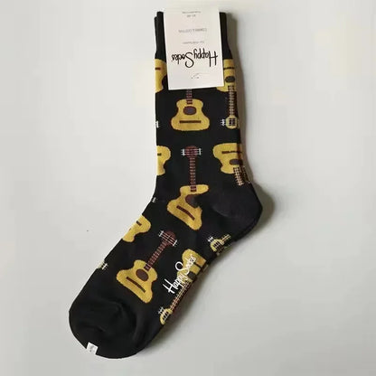 2025 Men’s Classic Crew Socks – Cotton Sports Socks for Comfortable Everyday & Athletic Wear, Sizes 41–46